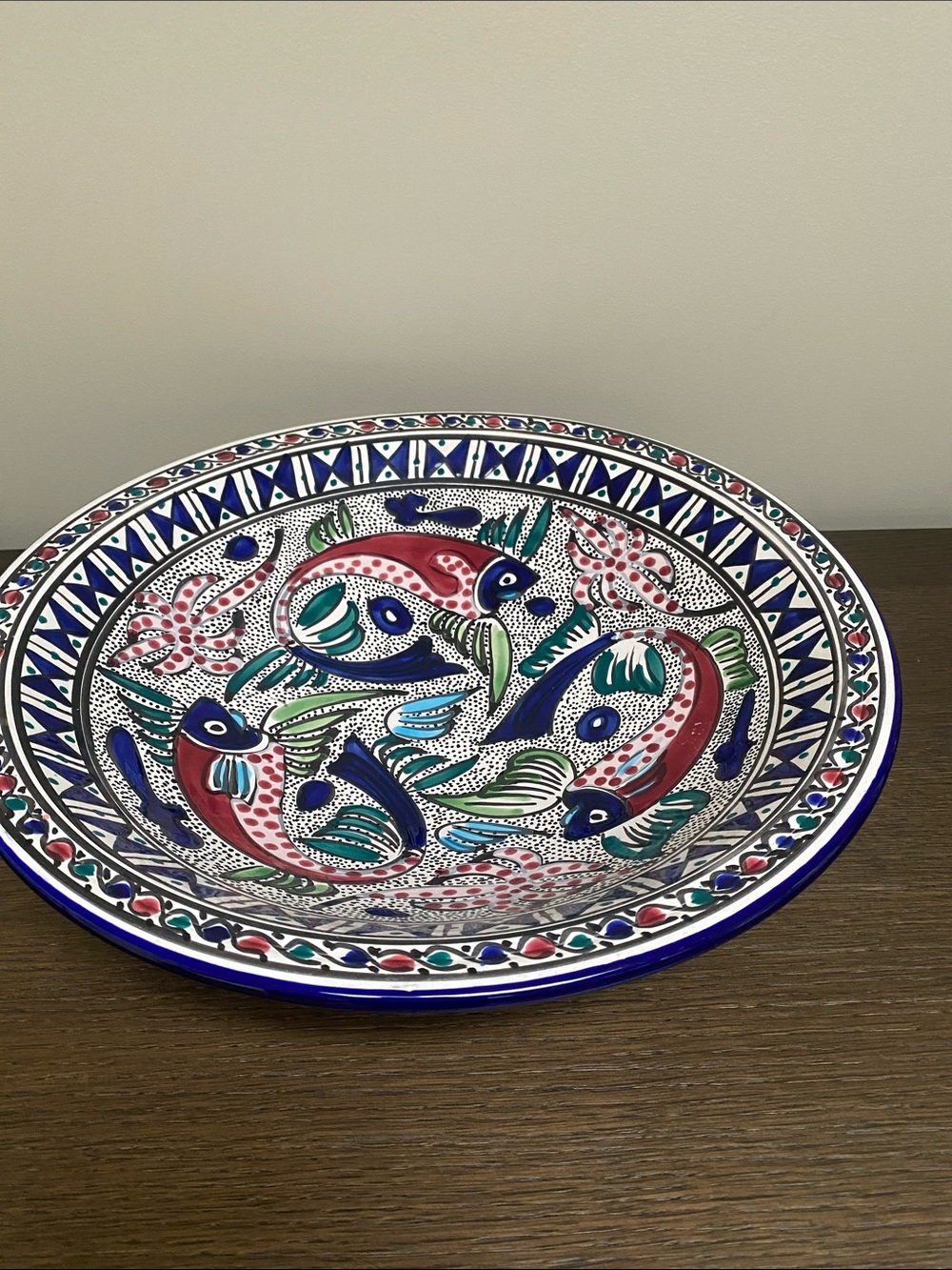 Handpainted Fish bowl